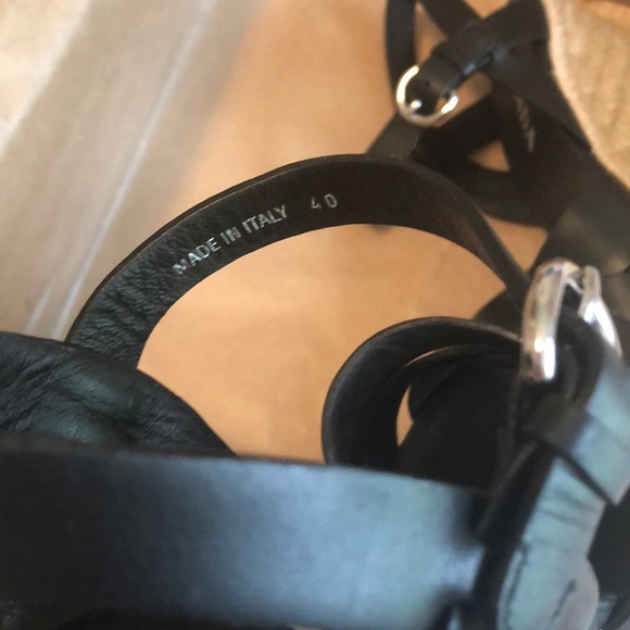 CSD PRADA Woven Leather Platform Espadrilles - Picture 7 of 8